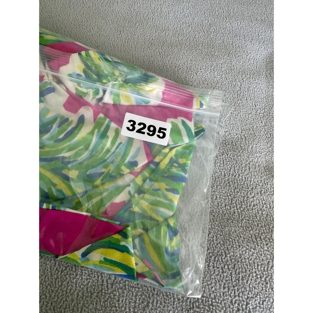 Southern Frock Dress Womens Small Tropical Floral Bell Sleeve Florida Beach Mini - Picture 7 of 8